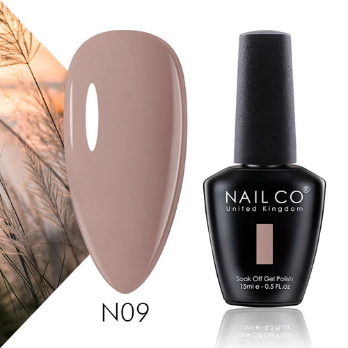 NAILCO 15ml UV Gel Topplack och Baslack Set