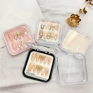  24Pcs Long Almond False Nails Set DIY Manicure cashymart