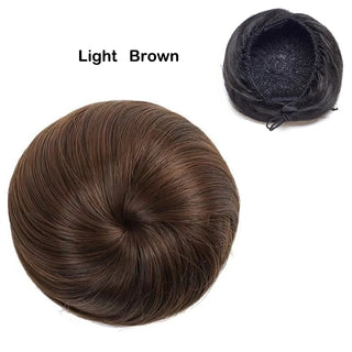  Adjustable Synthetic Hair Scrunchie Bun Extensions cashymart