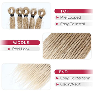  24 Inch Ombre Synthetic Dreadlock Extensions cashymart