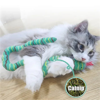  Plush Snake Catnip Toy cashymart