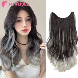 Forlisee Synthetic Long Curly Wig Extensions