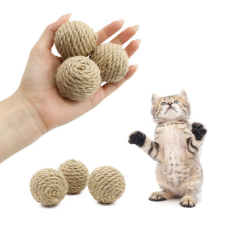  Interactive Sisal Ball for Cats cashymart