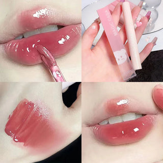  Mirror Water Lip Gloss Lasting Crystal Jelly Glaze Makeup cashymart