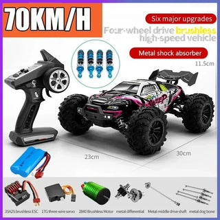  High-Speed 4x4 Remote Control Monster Truck with LED Lights cashymart