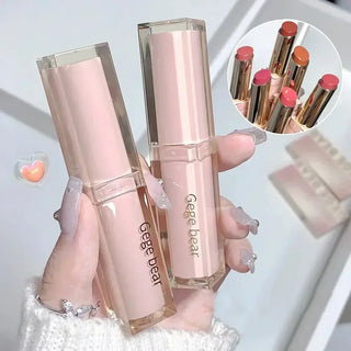  Silky Glossy Lipstick Gege Bear Pump Lips Water Bomb Balm cashymart