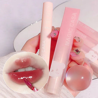  Mirror Water Lip Gloss Lasting Crystal Jelly Glaze Makeup cashymart