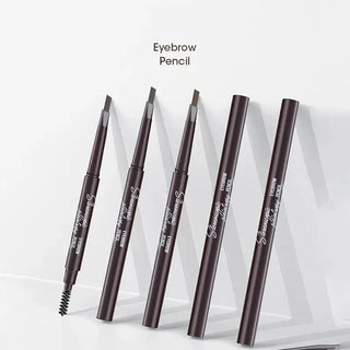  Natural Brown Waterproof Eyebrow Pencil With Brush For Precise Brows cashymart