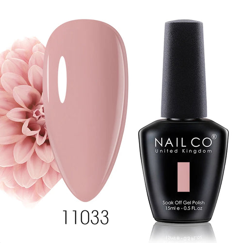 NAILCO 15ml UV Gel Topplack och Baslack Set