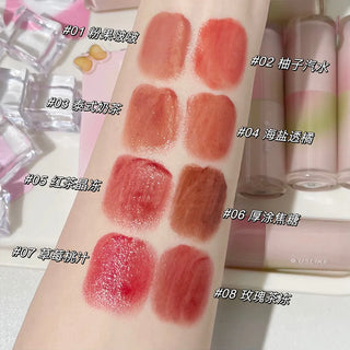  USLIKE Aura Lipstick Moisturizes Longlasting Glass Lips cashymart