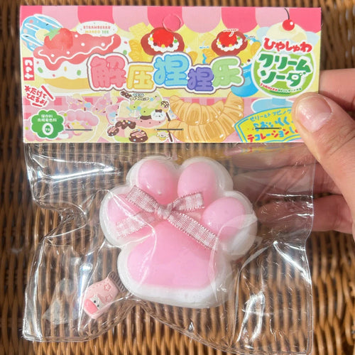 Kissan tassu mochi pehmeä fidget-lelu pehmolelu