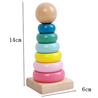  Rainbow Stack Tower Worm Puzzles cashymart