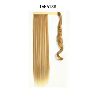 Synthetic Straight Long Ponytail Extensions