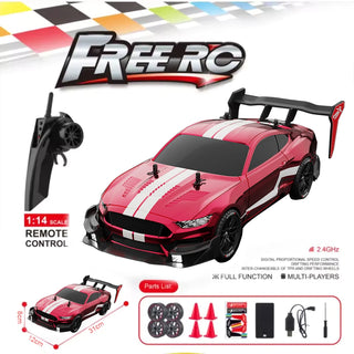  High-Speed RTR Mustang 1:14 4WD Drift RC Car cashymart