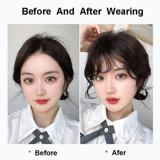  Sunslymei Curly Clip In Bangs Extension cashymart