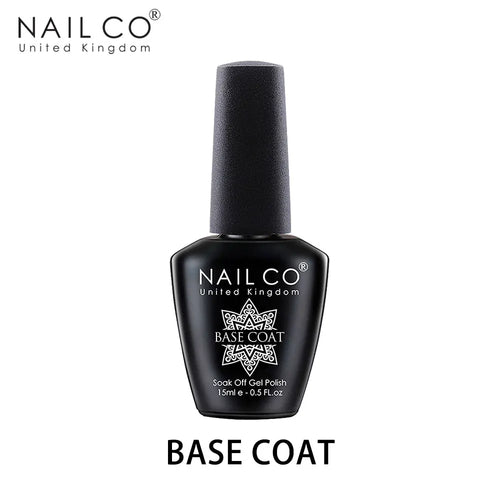 NAILCO 15ml UV Gel Topplack och Baslack Set
