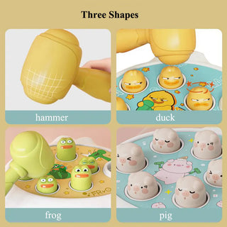  Educational Duck, Frog & Pig Hammer Toy cashymart