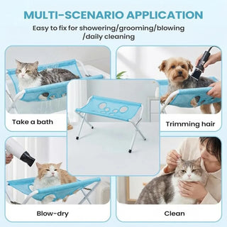 Pet Grooming Hammock with Stand