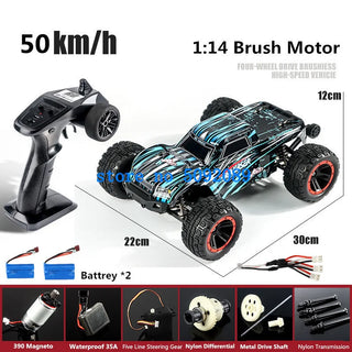  High-Speed 1:14 Metal RC Drift Car - Waterproof & All-Terrain Fun cashymart