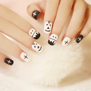  24 Spooktacular Press-On Nails cashymart