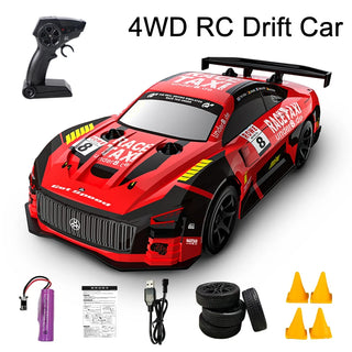  JJRC Q165 1:18 4WD Drift Racing RC Car with Extra Tires & Remote cashymart