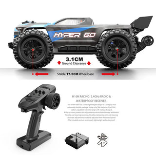  High-Speed MJX Hyper Go 4WD GPS Truggy RC Monster Truck RTR cashymart