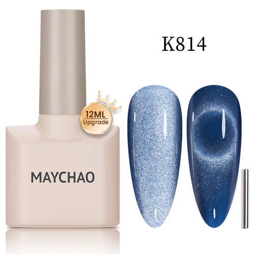 Maychao 12ml Cat Eye Gel Nail Polish Rainbow Effect