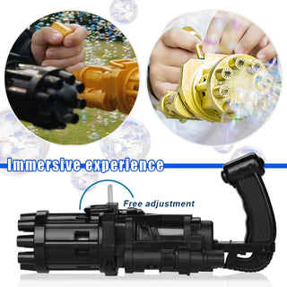  Kids Automatic Gatling Bubble Guns Toy for Summer Fun cashymart