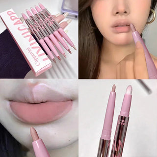  Lip Liner Pen Matte Waterproof Longlasting Silver Tube Makeup cashymart