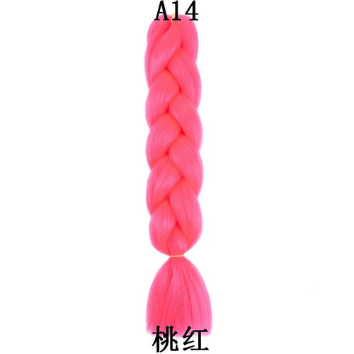 Extensiones de Cabello para Trenzar Sintético de 24 Pulgadas y 100g