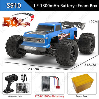  High-Speed 1:16 S909/S910 4WD RC Drift Monster Truck - 50KM/H Fun cashymart