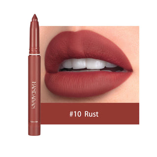  HANDAIYAN 12 Colors Crayon Lipstick High Pigment Velvet Lip Liner cashymart