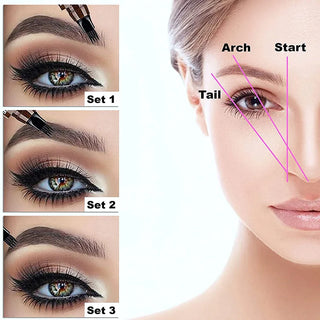  4 Splitted Head Eyebrow Pencil cashymart