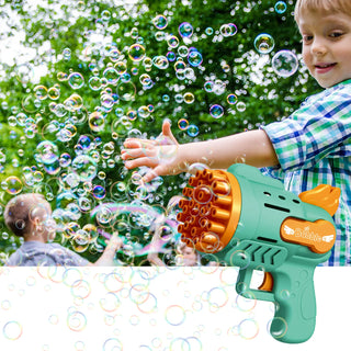  Bubble Gun Rocket 29 Hole Automatic Soap Bubbles Machine cashymart