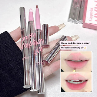  Lip Liner Pen Matte Waterproof Longlasting Silver Tube Makeup cashymart