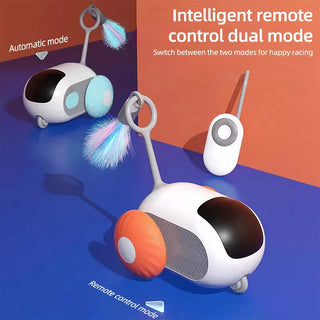  Interactive Smart Cat Car Toy - Remote Control Fun for Playtime! cashymart