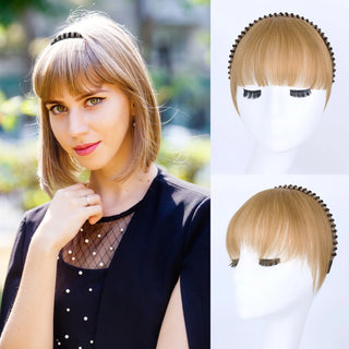  Real Human Hair Short Straight Bangs Extension cashymart