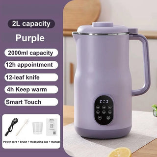  High-Power 2L Soy Milk Maker & Juicer cashymart