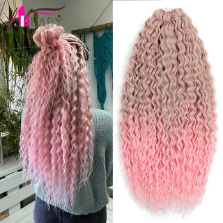  Ariel Afro Curl Water Wave Hair Extension cashymart