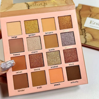  Golden Sunshine 16 Color Eyeshadow Blush and Highlighter Set cashymart
