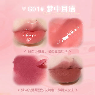  GOGO TALES Double Lip Gloss Mirror Finish Vegan Makeup cashymart