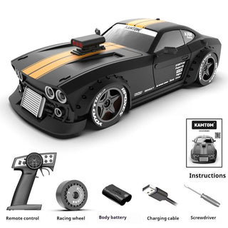  High-Speed 1:32 Remote Control Drift Car with ESP Gyroscope & LED Lights cashymart