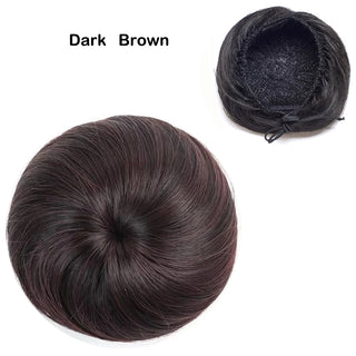  Adjustable Synthetic Hair Scrunchie Bun Extensions cashymart