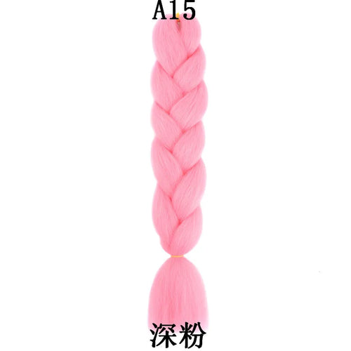 Extensiones de Cabello para Trenzar Sintético de 24 Pulgadas y 100g