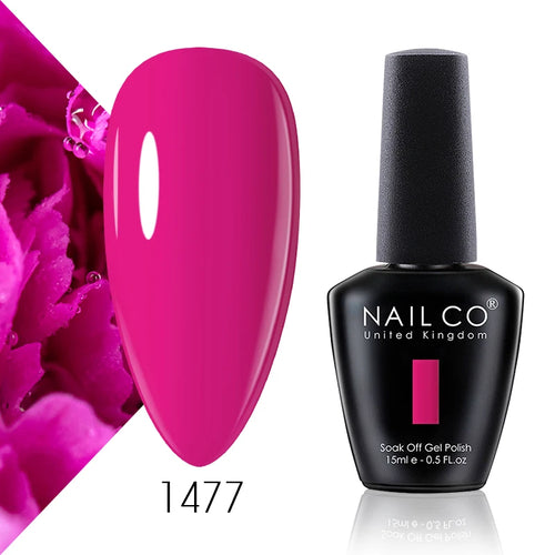 NAILCO 15ml UV Gel Topplack och Baslack Set