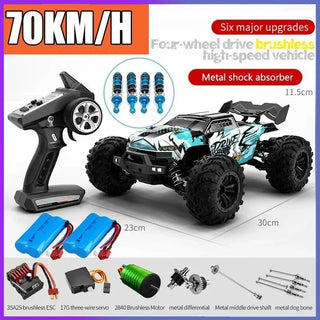  High-Speed 4x4 Remote Control Monster Truck with LED Lights cashymart