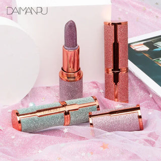  3 Colors Glitter Lipstick Temperature Color Changing Tint cashymart