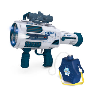  Bubble Gun Rocket Soap Bubble Machine N-Hole Electric Launcher cashymart