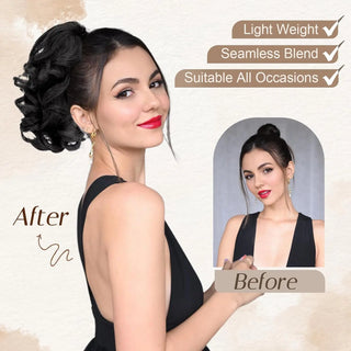  Black Hair Extensions Ponytail 10 Inch Claw Clip cashymart
