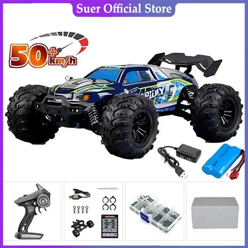 Høyhastighets 1:16 4WD LED Fjernstyrt Offroad Monstertruck